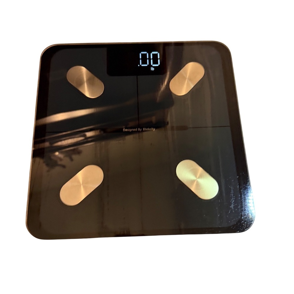 Etekcity Digital Body‎ Weight Scale Black Glass Smart Fitness Scale